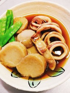 とろとろ柔らかなイカと里芋の煮物-レシピのメイン写真