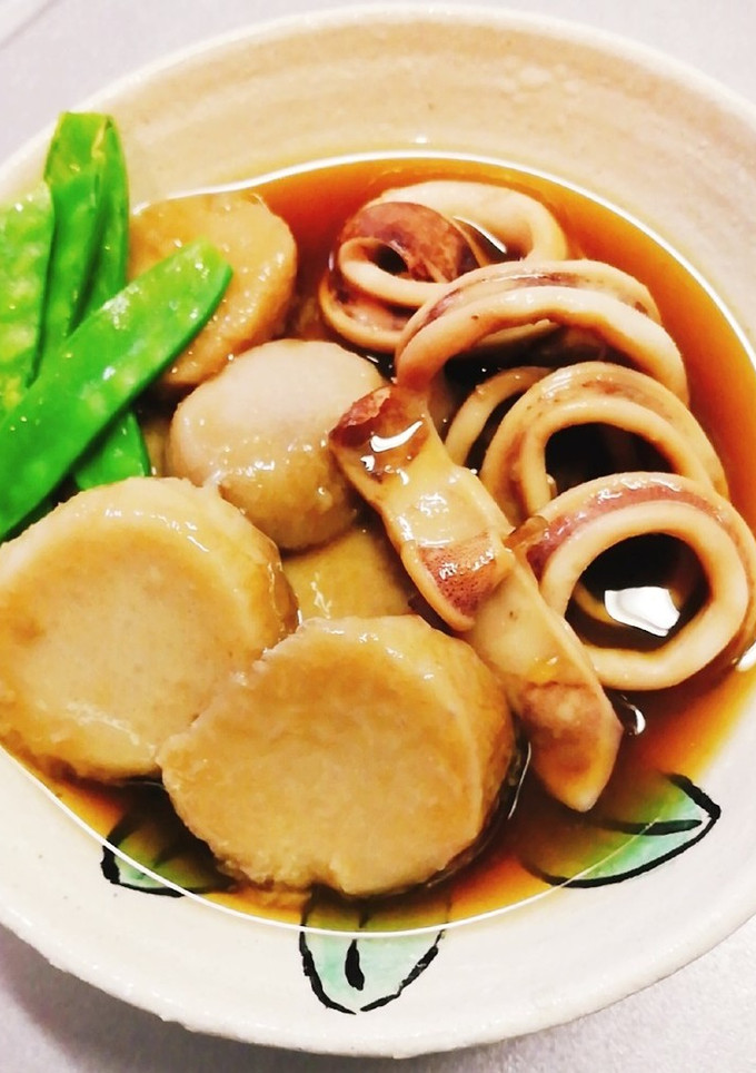 とろとろ柔らかなイカと里芋の煮物-レシピのメイン写真