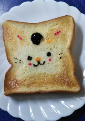 ベイスターズ応援『キャラトースト』-レシピのメイン写真