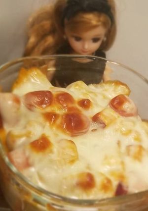 リカちゃん♡さつまキムチクリームグラタン-レシピのメイン写真