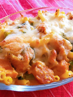 カボチャとブロッコリーの鮮やかグラタン-レシピのメイン写真