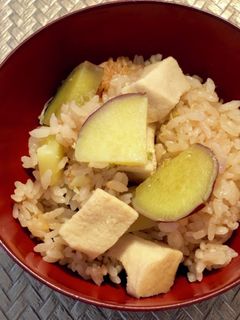 秋 さつまいもの炊き込みご飯-レシピのメイン写真