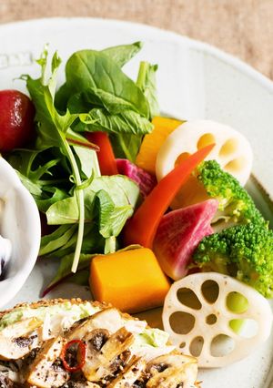 妊婦飯♪たっぷりお野菜のサンドプレート②-レシピのメイン写真