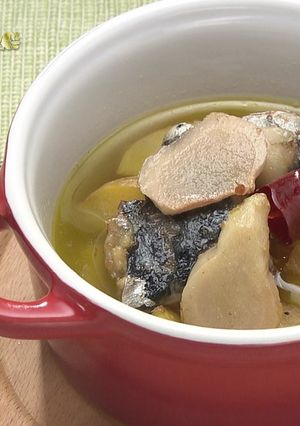 栗山町産　ショウガレシピ①アヒージョ-レシピのメイン写真