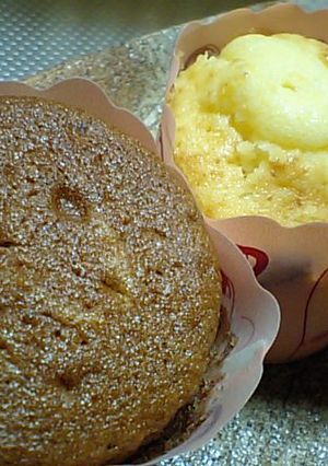ホットケーキミックスでしっとりマフィン。-レシピのメイン写真