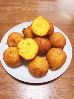 かぼちゃのもちもちドーナツ-レシピのメイン写真