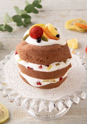 レンジで簡単☆ ココアケーキ蒸しパン -レシピのメイン写真