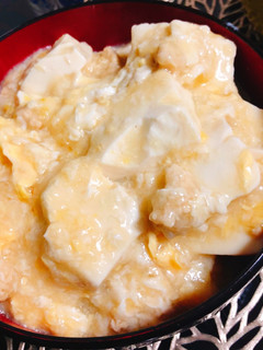 鶏そぼろリメイク★豆腐と卵のふわとろ丼★-レシピのメイン写真