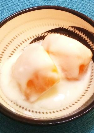 柿のヨーグルト和え-レシピのメイン写真