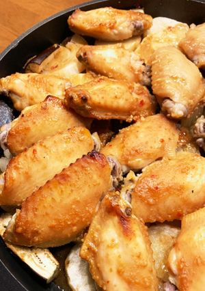 腹ペコ男子パクパク！鶏手羽のオーブン焼き-レシピのメイン写真