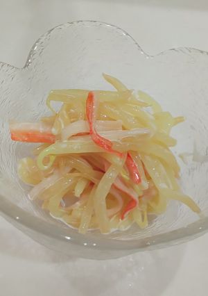 ☆カレー味のモヤシサラダ☆マヨポン和え♪-レシピのメイン写真