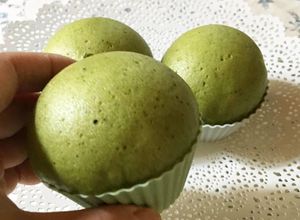 忙しい朝でも。簡単抹茶蒸しパン♪-レシピのメイン写真