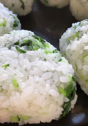 大根葉で菜飯おむすび-レシピのメイン写真