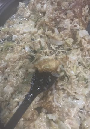サッポロ1番でもんじゃ焼き-レシピのメイン写真