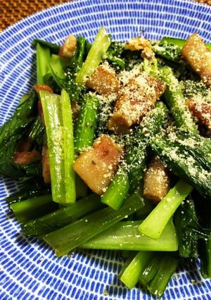 小松菜のペペロンチーノ風-レシピのメイン写真