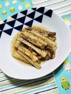 揚げごぼうの出汁和え-レシピのメイン写真