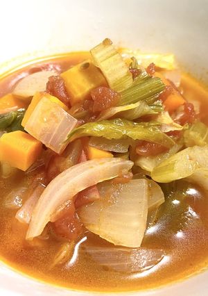 (減塩)ふくしま野菜のミネストローネ-レシピのメイン写真