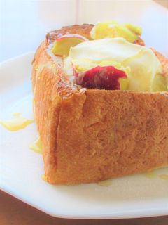 焼きいもクリームチーズ バタートースト-レシピのメイン写真