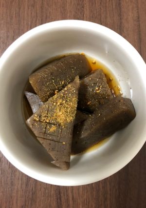 レンジで簡単こんにゃくの煮物風-レシピのメイン写真