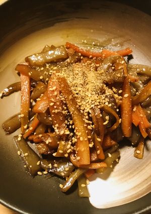 にんじん＆コンニャクのきんぴら風-レシピのメイン写真