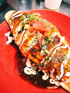 ♪煮豚ともやしのとんぺい焼き♪-レシピのメイン写真