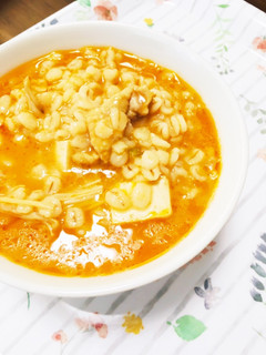 【炊飯器使用】押麦のトマト粥-レシピのメイン写真