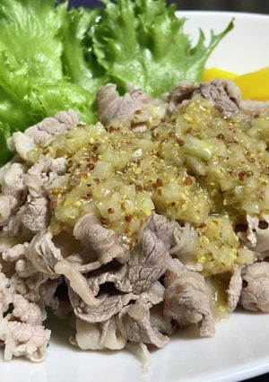 (減塩・時短)牛肉のマスタードソース-レシピのメイン写真