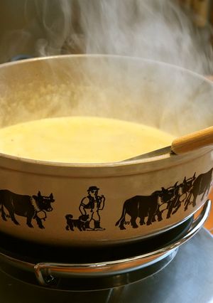 カレー・チーズフォンデュ-レシピのメイン写真
