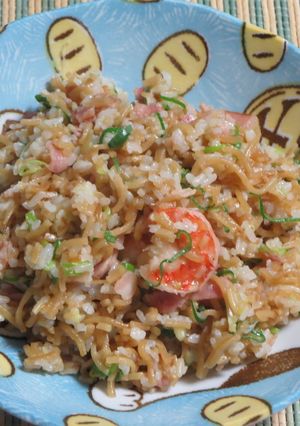 そばめし ネギ塩味-レシピのメイン写真