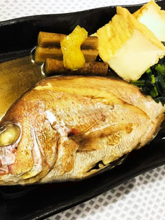 煮魚(鯛とごぼう)-レシピのメイン写真