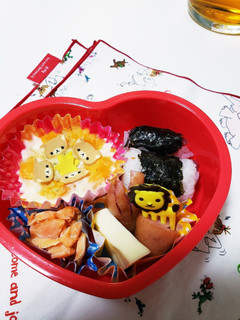卵アレルギー1歳9ヶ月スクール弁当②-レシピのメイン写真