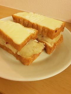 さつまいもサラダの厚揚げサンド-レシピのメイン写真