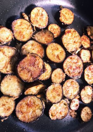 簡単！ごはんがすすむ！なす姜葱醤焼き-レシピのメイン写真