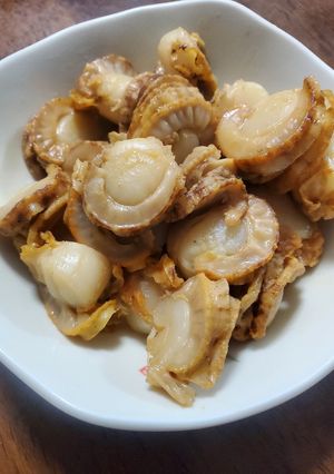 蒸しほたてのバター醤油★-レシピのメイン写真