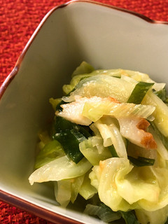 長ねぎとキャベツの酢味噌和え-レシピのメイン写真