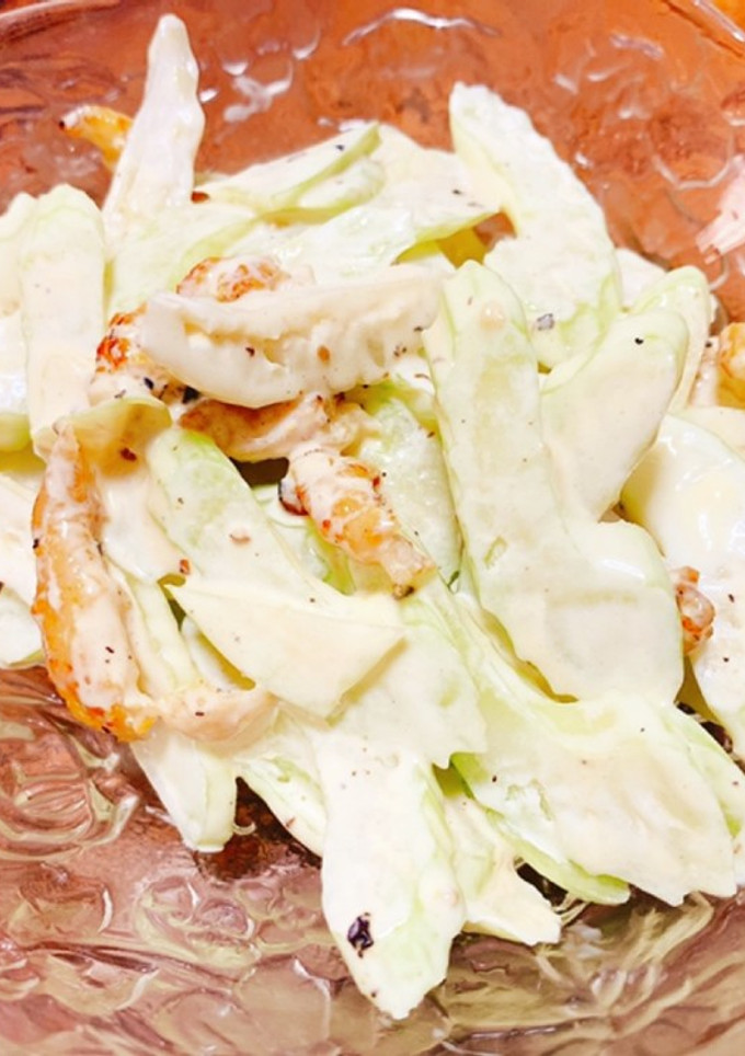 セロリと鶏皮の中華風マヨ和え-レシピのメイン写真