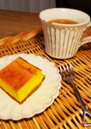 パンプキンチーズケーキ-レシピのメイン写真