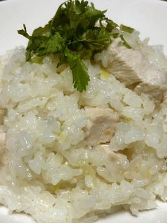 鶏ムネ肉の炊き込みご飯♪シンガポール風♪-レシピのメイン写真