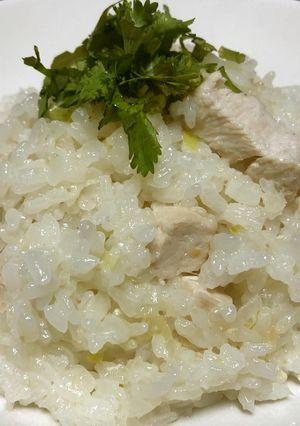 鶏ムネ肉の炊き込みご飯♪シンガポール風♪-レシピのメイン写真