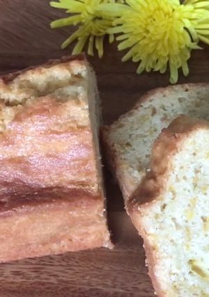 菊の花のパウンドケーキ-レシピのメイン写真