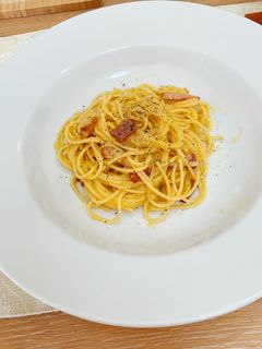 なおみんのおいしいカルボナーラパスタ-レシピのメイン写真