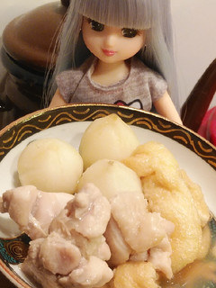 リカちゃん♡かぶと揚げさん鶏肉焚いたん❁-レシピのメイン写真