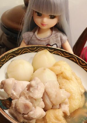 リカちゃん♡かぶと揚げさん鶏肉焚いたん❁-レシピのメイン写真