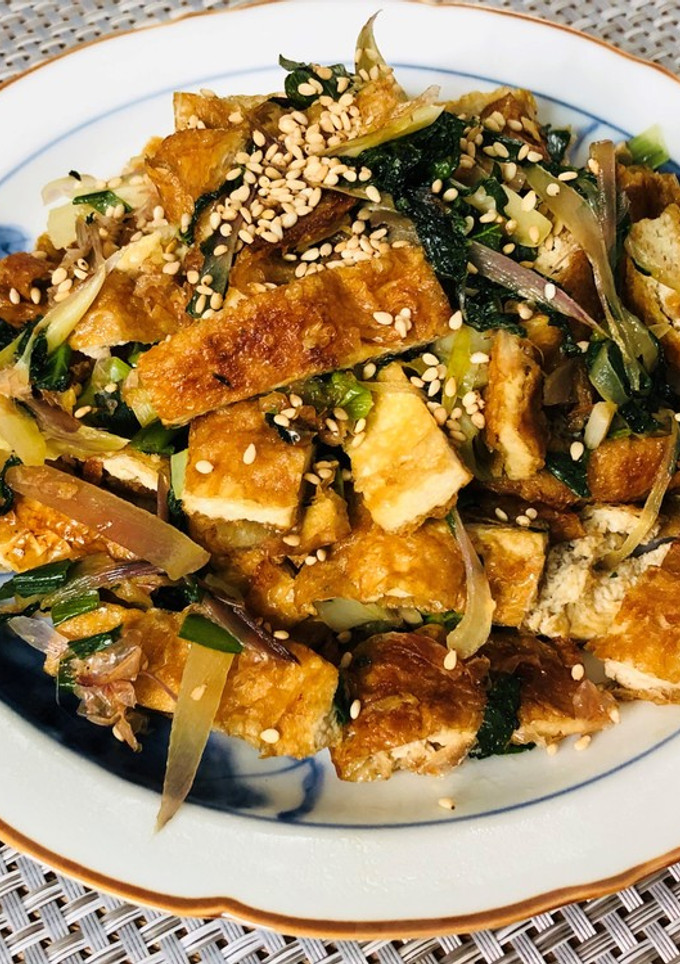 香味野菜と油揚げの炒めもの-レシピのメイン写真