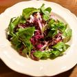 白菜(紫白菜)とクレソンのサラダ発酵玉葱