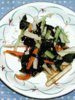 長芋とわかめのサラダ-レシピのメイン写真