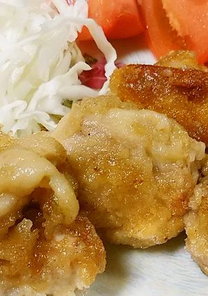 鶏もも肉の唐揚げ粉焼き-レシピのメイン写真