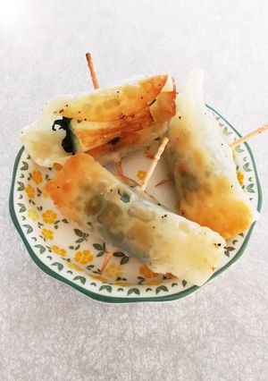ネギと大葉のパリパリ巻き-レシピのメイン写真