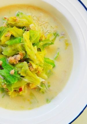 胡麻豆乳春雨スープ-レシピのメイン写真