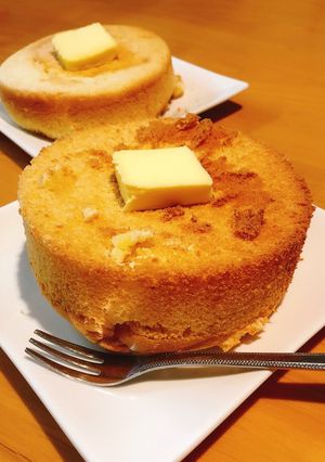 ふわふわ♡夢の厚焼きスフレパンケーキ-レシピのメイン写真